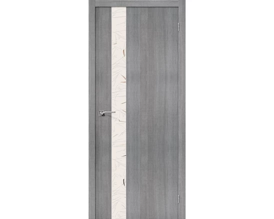 El Porta - Porta Z 51, Grey Crosscut, остекленная