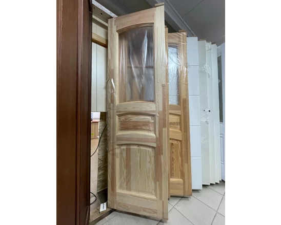Полотно ПМЦ М16, массив сосны, некрашеная, без стекла, новое. 600*2000 мм