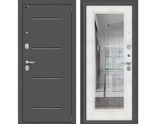 Porta S 104.П61 Антик Серебро/Bianco Veralinga
