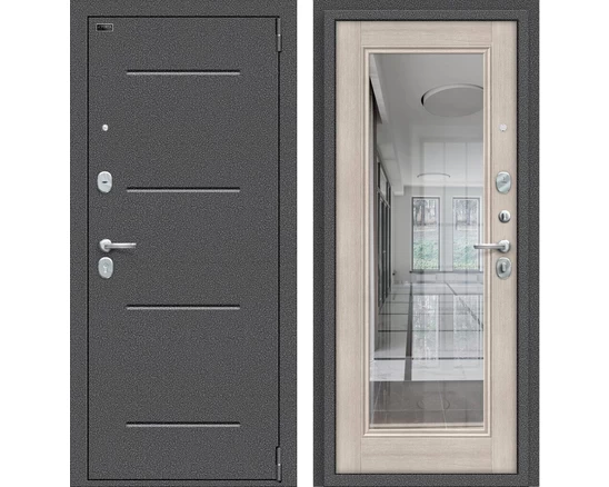 Porta S 104.П61 Антик Серебро/Cappuccino Veralinga
