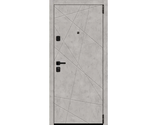 Porta M 15.15 Grey Art/Snow Art. Левая