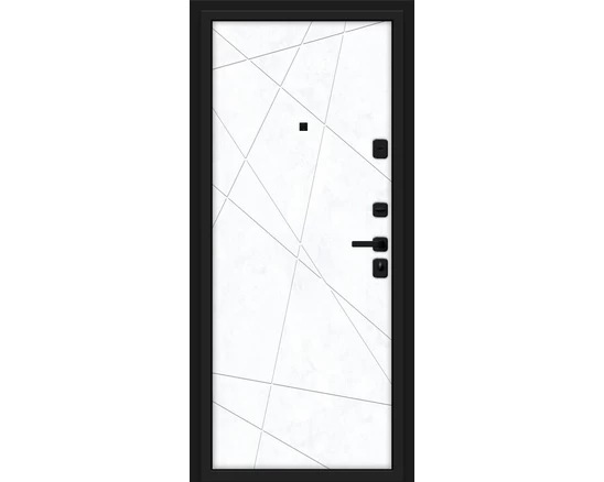 Porta M 15.15 Grey Art/Snow Art. Левая