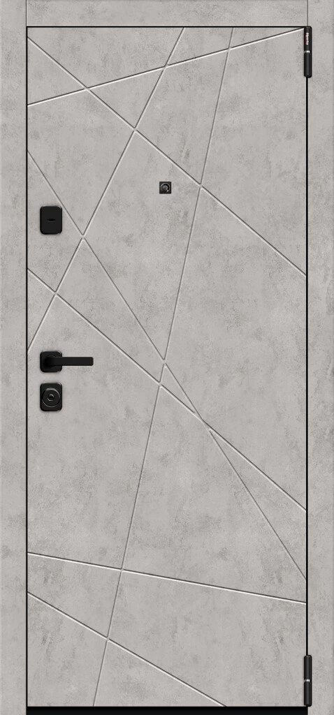 Porta M 15.15 Grey Art/Snow Art. Левая