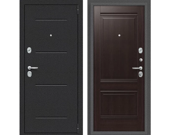 Porta R 104.K42 Букле Черный/Wenge Veralinga