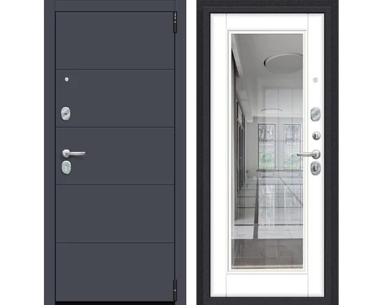 Porta R 4.П61 Graphite Pro/Super White
