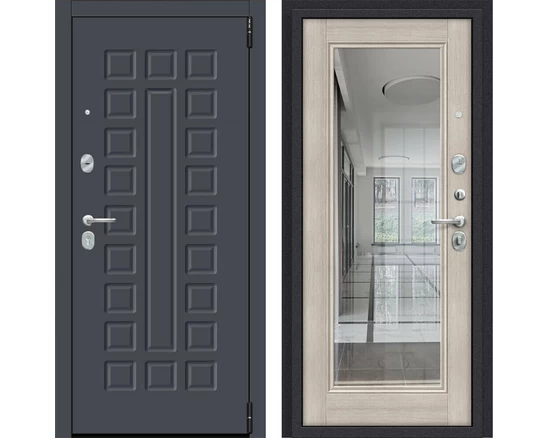 Porta R 51.П61 Graphite Pro/Bianco Veralinga