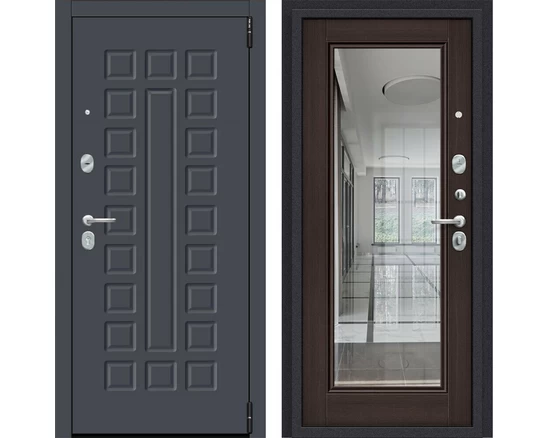Porta R 51.П61 Graphite Pro/Bianco Veralinga
