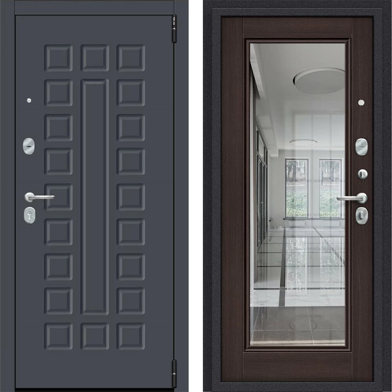 Porta R 51.П61 Graphite Pro/Bianco Veralinga