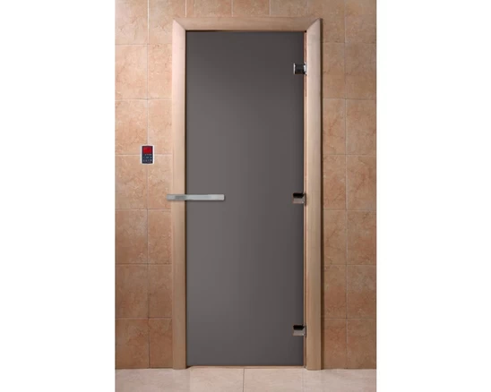 DOORWOOD графит матовое 6мм 700х1900
