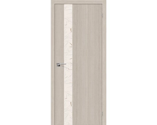 El Porta - Porta Z 51, Cappuccino Crosscut, остекленная
