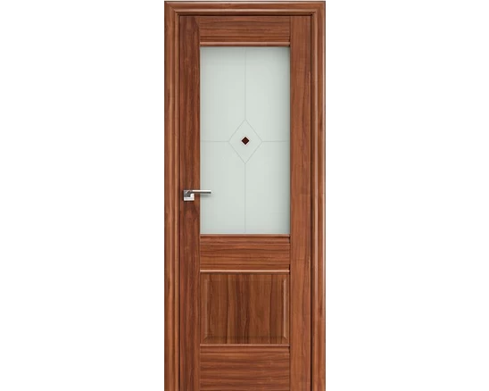 ProfilDoors - 2x Орех амари, Мателюкс узор матовое корич. фьюзинг