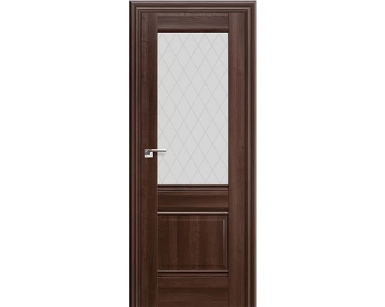 Profildoors - 2x Орех сиена, Мателюкс матовое ромб