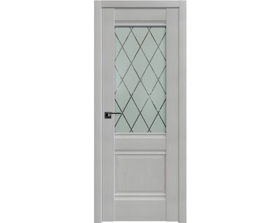 Profildoors - 2x Пекан белый, Мателюкс матовое ромб