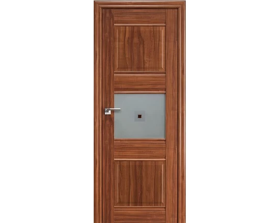 Profildoors - 5x Орех амари, Мателюкс узор матовое с корич. фьюзингом