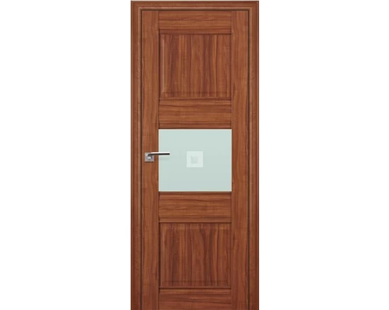 Profildoors - 5x Орех амари, Мателюкс узор матовое с прозр. фьюзингом