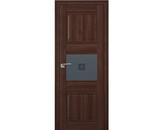Profildoors - 5x Орех сиена, Мателюкс узор графит с прозр. фьюзингом