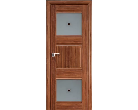 Profildoors - 6x Орех амари, Мателюкс узор матовое с корич. фьюзингом