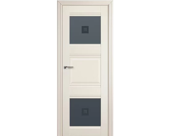 Profildoors - 6x Эшвайт, Мателюкс узор графит с прозр. фьюзингом
