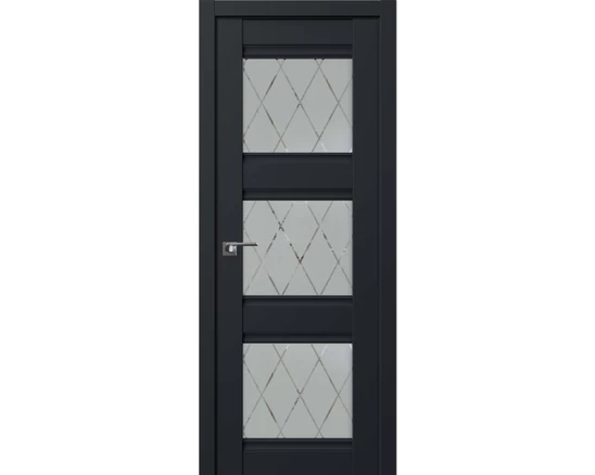 Profildoors 4U / Черный Матовый - ромб