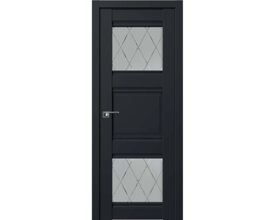 Profildoors 6U / Черный Матовый - ромб